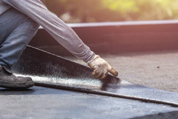 Professional Emergency Waterproofing technician working in Hendersonville, NC